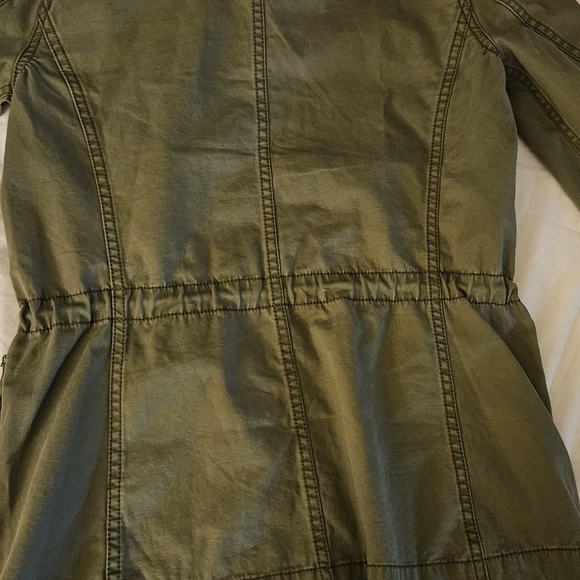 Madewell Outbound Army Green Field Utility Cargo Jacket Women's Size XS - Picture 8 of 10